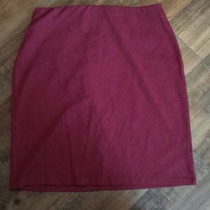 Burgundy/wine old navy skirt!